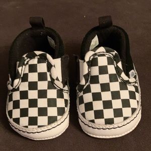 Black and white checkered vans